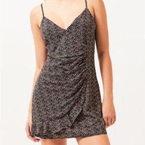 LA Hearts Cinched Wrap Dress
